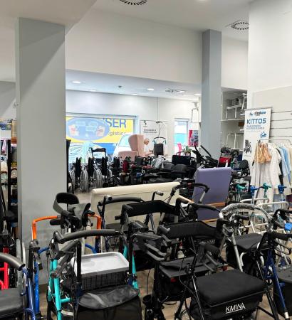 Foto de productos en tienda fisio médica